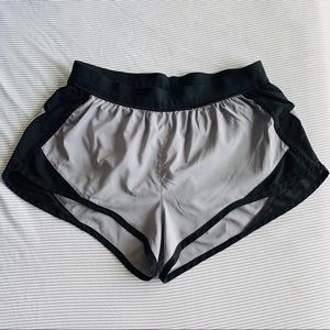 Black athletic shorts